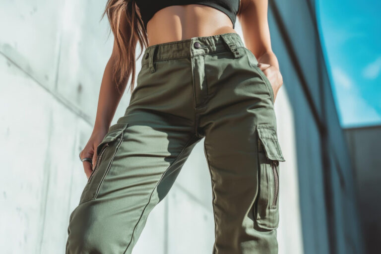 pantalon cargo femme