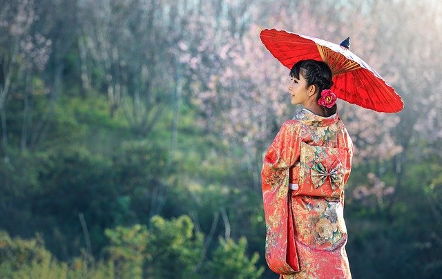 kimono femme japonaise