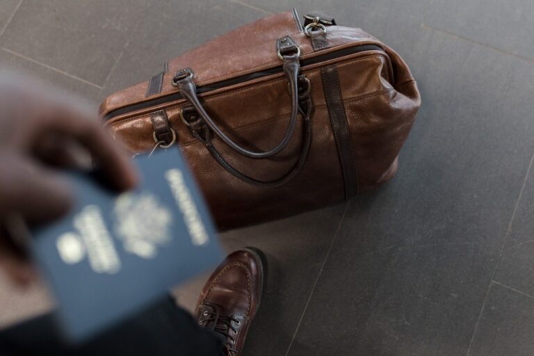 Sac de voyage en cuir